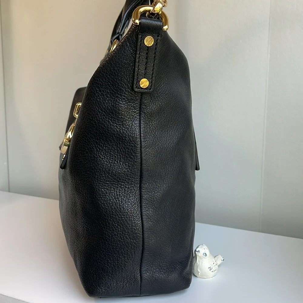 Michael Kors Genuine Leather Satchel Crossbody